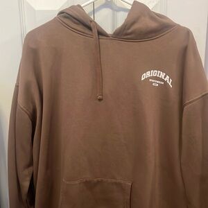 primark brown hoodie size XL